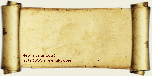 Vesna Tanasković vizit kartica